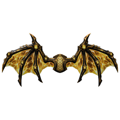 Golden Crystem Ice Wyrm's WIngs Addon