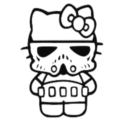 hello kitty stormtrooper Roblox decal