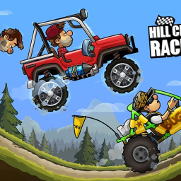 Hill Climb Racing2 But With 1000 Players