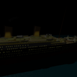 scary titnantic boat monster [HOOROR]