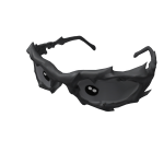 Black Gothic Spike Glasses