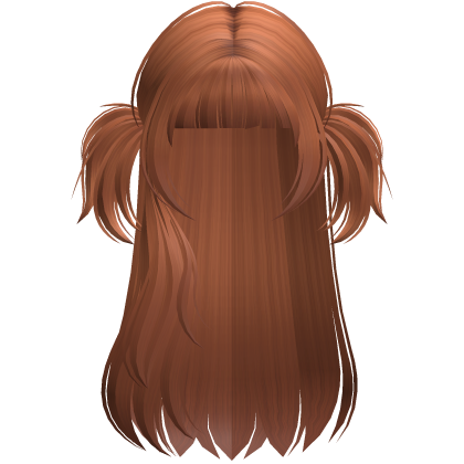 Ginger Y2K Long Twin-Tail Hair