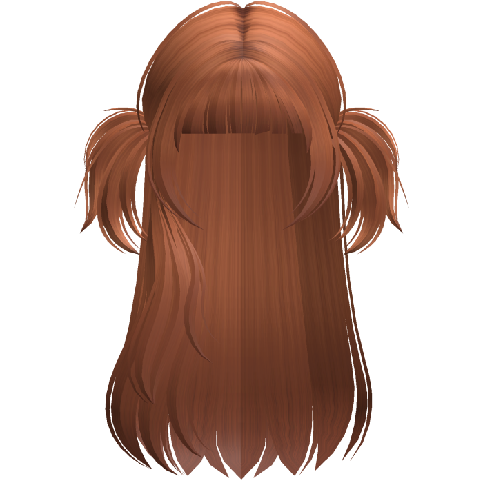 Ginger Y2K Long Twin-Tail Hair