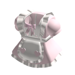 ♡ cutest FREE heart maid dress [salmon pink]