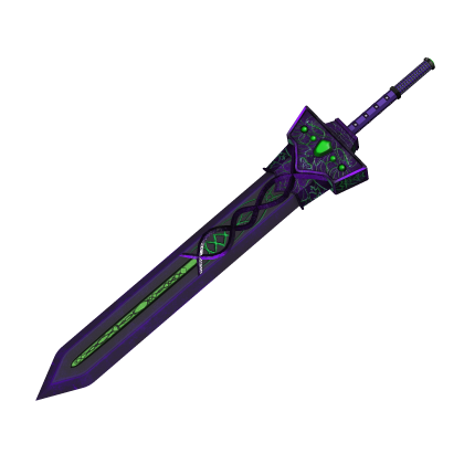 Rideable Poisoned Purple Green Royal Greatsword Roblox item