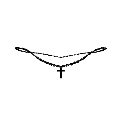 Black Chain With Cross thumbnail