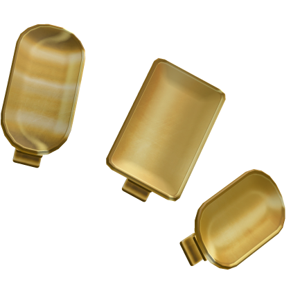 Chunky Hair Clip Set In Deep Gold Roblox item