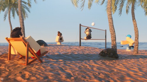 No More Trash on the Beach! (Obby)