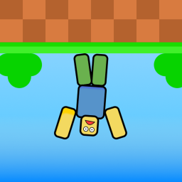 Obby but everything is UPSIDE DOWN!