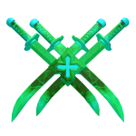 Emerald Green Ninja Swords