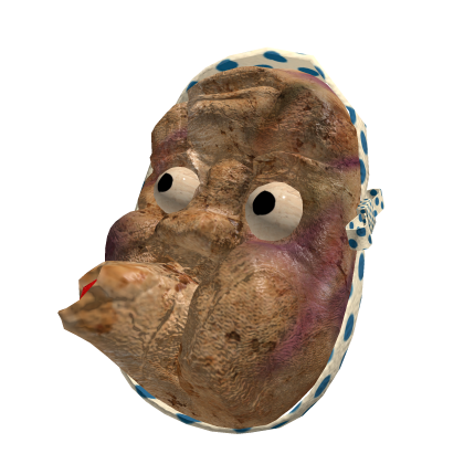 Aged Hyottoko Mask