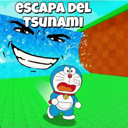! Escape the tsunami for Doraemon