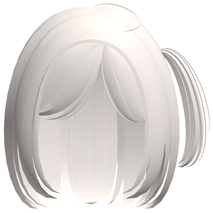 short side ponytail doll hair in blonde Roblox item