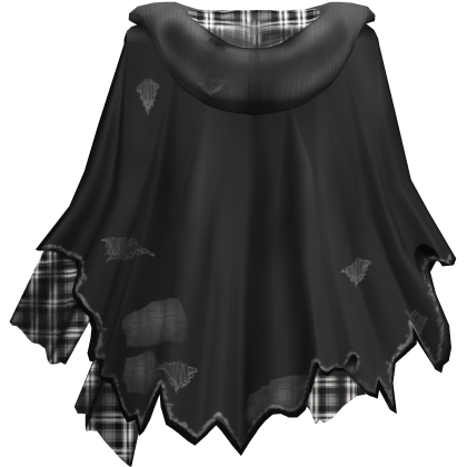 Distressed Torn Cape