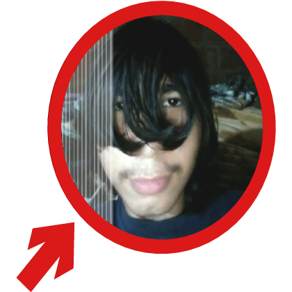 (Animated) Emo Pointing Red Arrow Circle Meme Roblox item