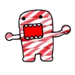 Candy Cane Domo Roblox badge thumbnail