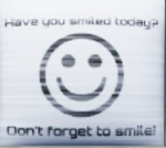 Remember to smile :)