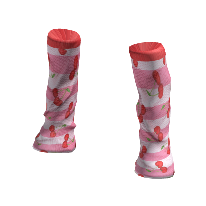 Cherry Kawaii Leg Warmers