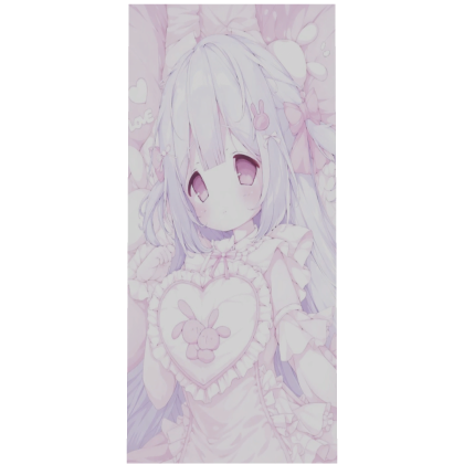 . ‿ ♡ adorable heart bunny cape Roblox item