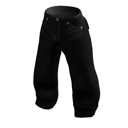 Y2K Bootcut Jeans (Black)