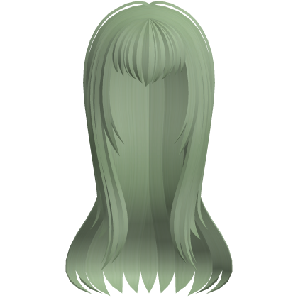 ʚ♡ moe 2000's code geass long hair ash green Roblox item