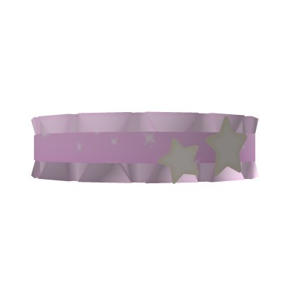 Galaxy Sparkles Pink Choker Stars Moon Lunar 