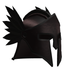 Black Iron Insignia Knight's Helm