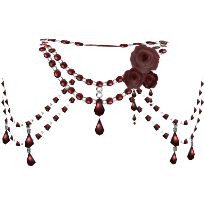 Red Body Front Jewelry w Roses 3.0