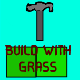build with grass
