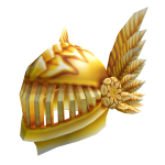 Winged Helmet of the Gold Knight
