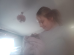 My kitten loves pancakes!