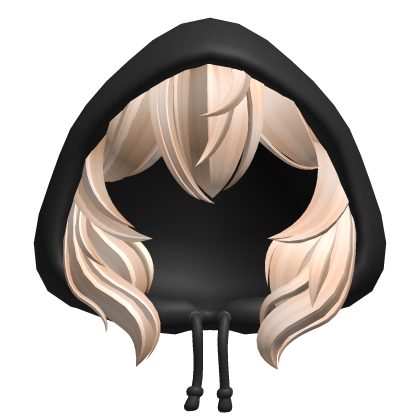 Hoodie Girl Hood - Blonde Hair Roblox item