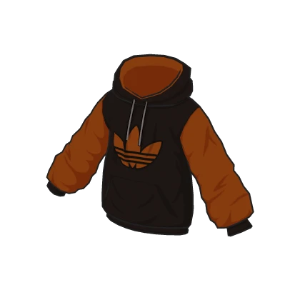 adidas Halloween Goth Orange and Black Hoodie Roblox Item Rolimon s