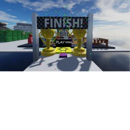 Get to end of the obby for free admin and more!  icon