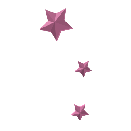 Soft Pink Star Face