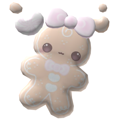 . ‿ ♡ pastel gingerbread man christmas snack !