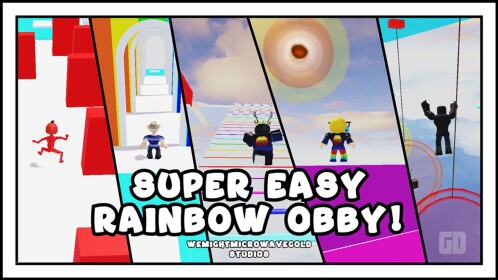 Super Easy Rainbow Obby