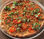 Carrots on pizza