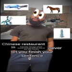 Chinese restaurant in Futuristic Chicago