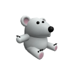 Polar Bear Shoulder Pet