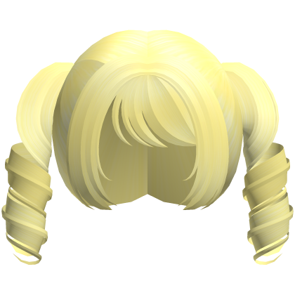 yellow kawaii tweencore cute swirly pigtails