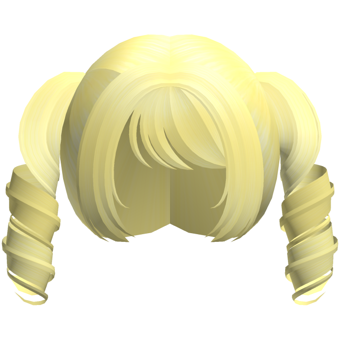 yellow kawaii tweencore cute swirly pigtails