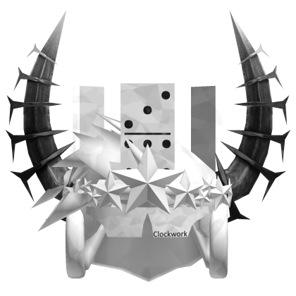 [⏳LIMITED SPARKLE] White Hair+Crown+Horn+Clockwork
