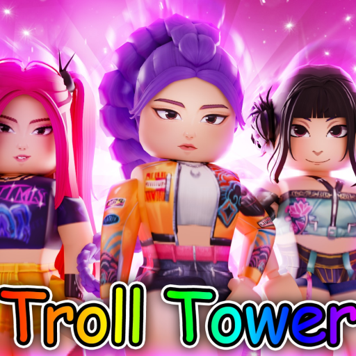 [🎄] Kpop Demon Hunters Trolling Tower 😈 official Roblox game thumbnail