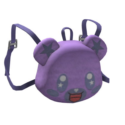 -',ৎ Cute Kawaii Bear Backpack in Purple (1.0)