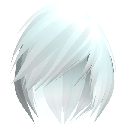 emo scene vkei pastel blue short moe hair