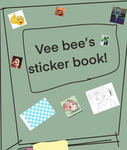 Vee bee’s sticker book!