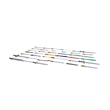 Low Poly Sword Pack Katana Medieval Fantasy