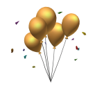 Gold Balloons