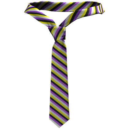 Y2K 1.0 Striped Tie